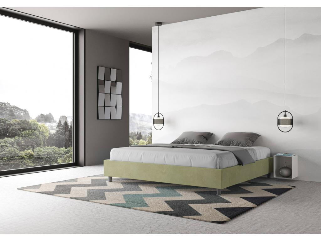 Calmetop 01468KHWV Upholstered Storage Bed 180x190cm Green Microfiber 01468KHWV