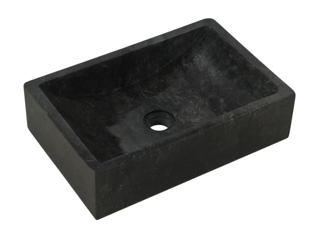 Black washbasin sink 45 x 30 x 12 cm 02 0002554 27185ATYB