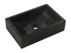 Black washbasin sink 45 x 30 x 12 cm 02 0002554 27185ATYB