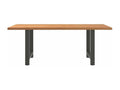 Light brown rectangular solid oak dining table 41051MNTM