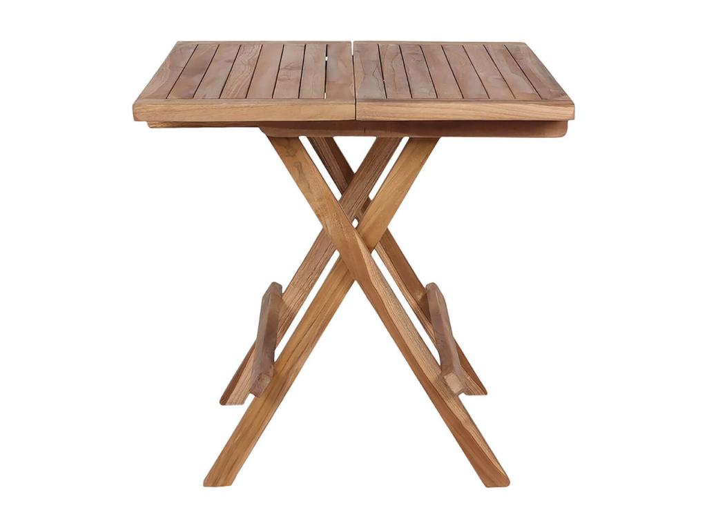 Nidchicshop - Square Coffee Table Solid Natural Teak 86901PGSN