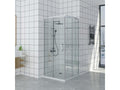 85x85 cm corner shower enclosure with easy entry, 200 cm high, made of tempered glass 47168CYSH