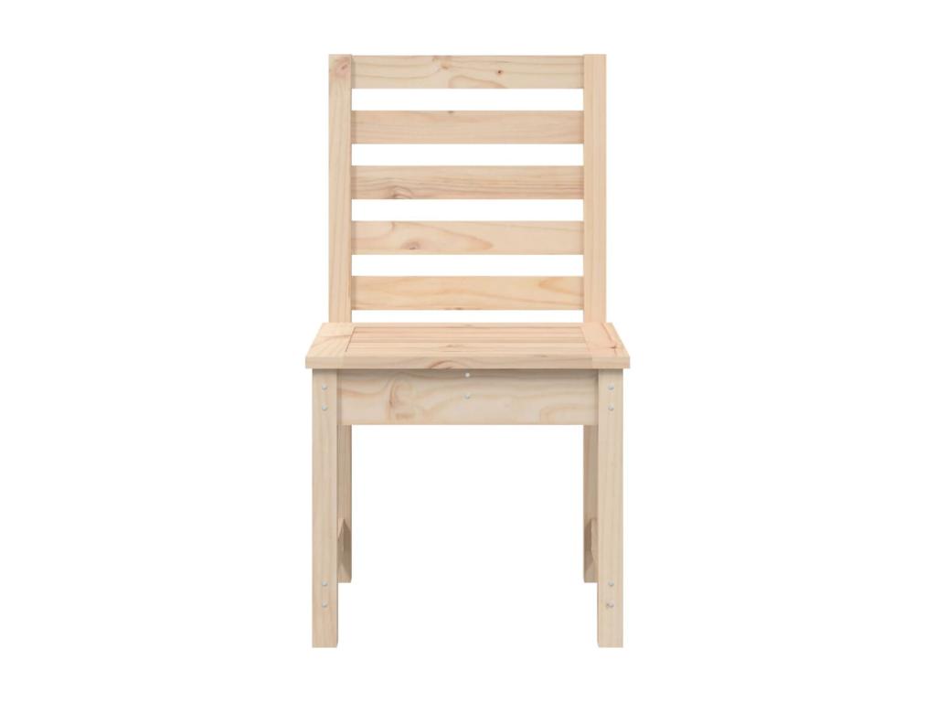 Garden chairs, set of 2, 50x48x91.5 cm, solid pine wood, 55280NJLR