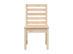 Garden chairs, set of 2, 50x48x91.5 cm, solid pine wood, 55280NJLR