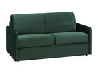 2-seater sofa bed in fir green velvet - 120 cm sleeping area - 18 cm mattress Nidchicshop 63381VRWX