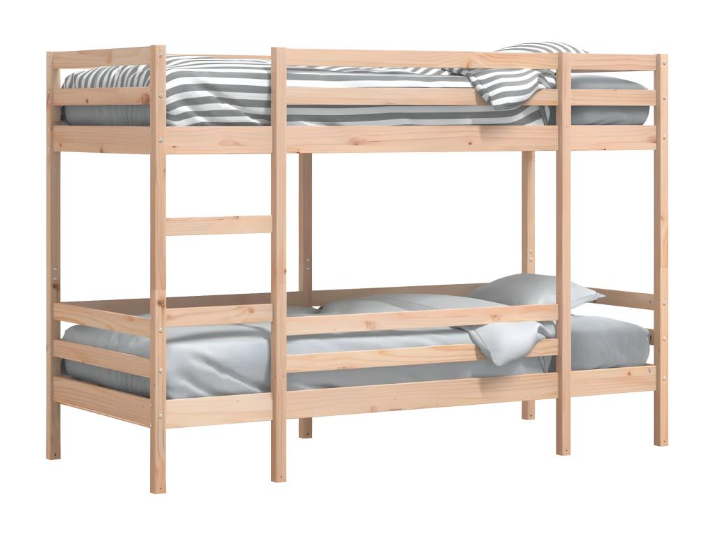 Bunk bed 90x200 cm Solid pine wood 38111NZEP