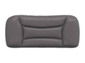 Grey faux leather headboard cushion 80 cm 08962RUEC