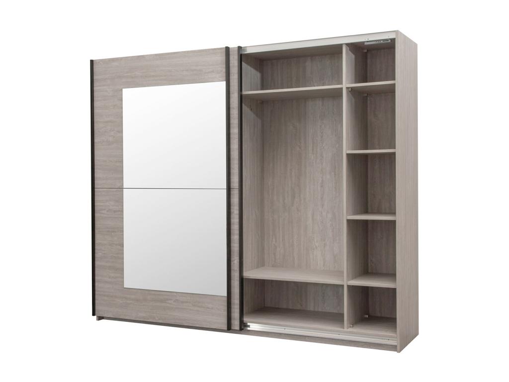 Nidchicshop - 2 Sliding Door Wardrobe 200cm 49130YZKT