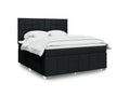 Calmetop bed base with mattress, black, 180x200 cm, fabric, 85518DXCJ