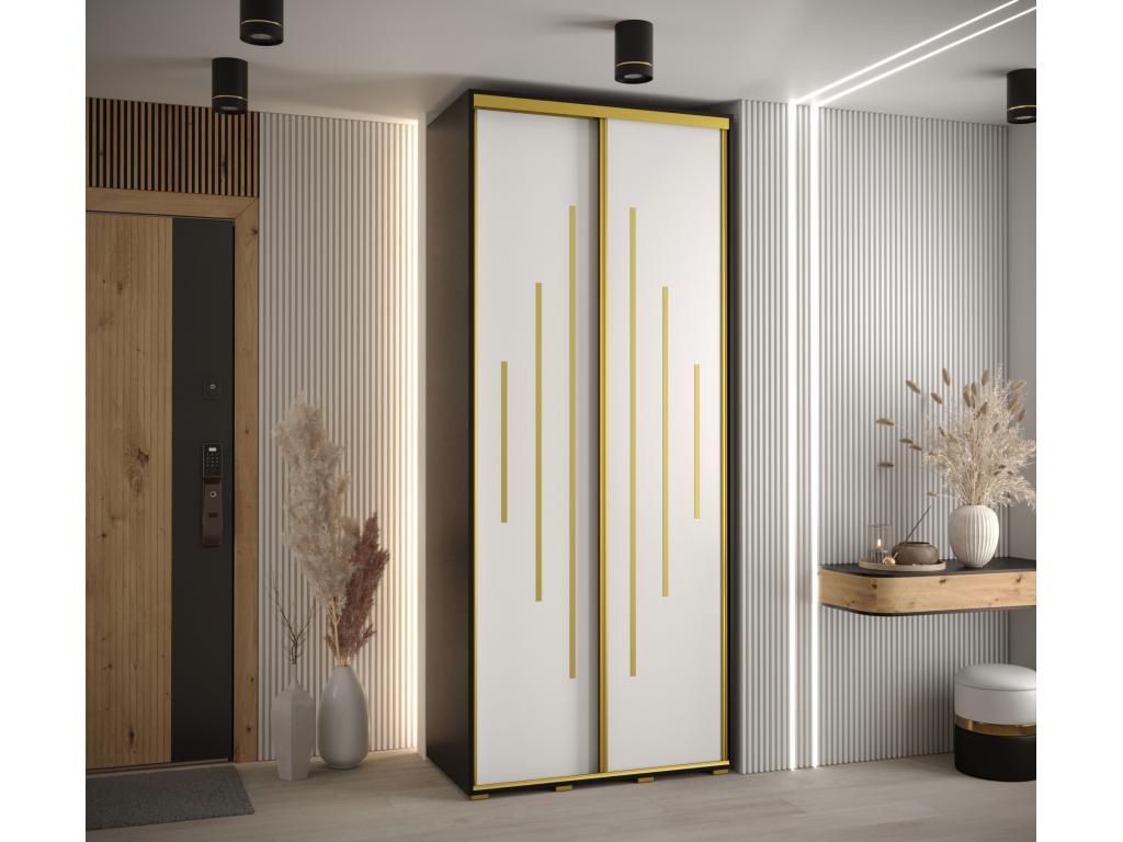 Nidchicshop 12 Sliding Door Wardrobe 235.2/100/60 2 Doors 47019XXIE
