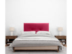 Calmetop Smooth Velvet Headboard with Buttons 105x115 with Bed Legs 105 - Red 00244EVTN