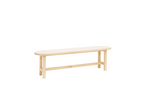 Natural fir wood bench 140x45cm - Nidchicshop 19969HQTI