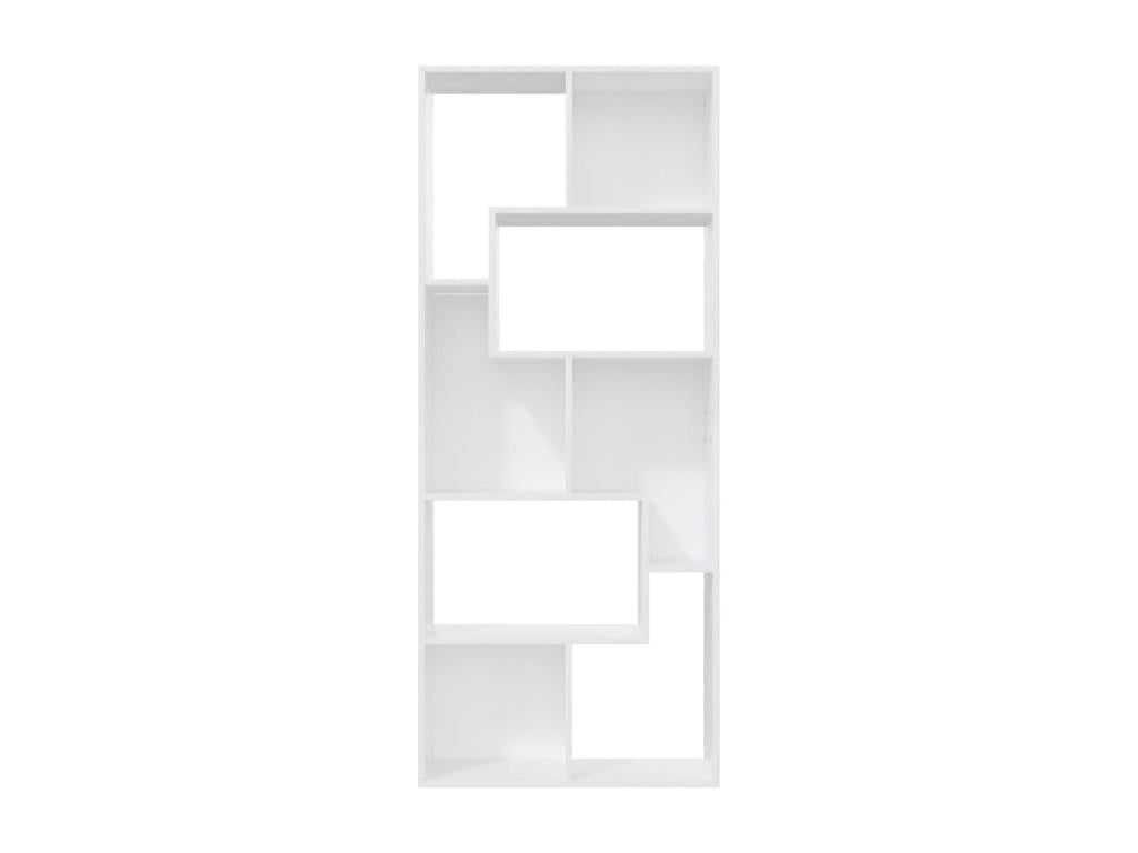 White bookcase, 67x24x161 cm, engineered wood, 94227VPKV