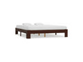 Calmetop solid pine adult bed, brown, 180x200 cm, 68005 DINR