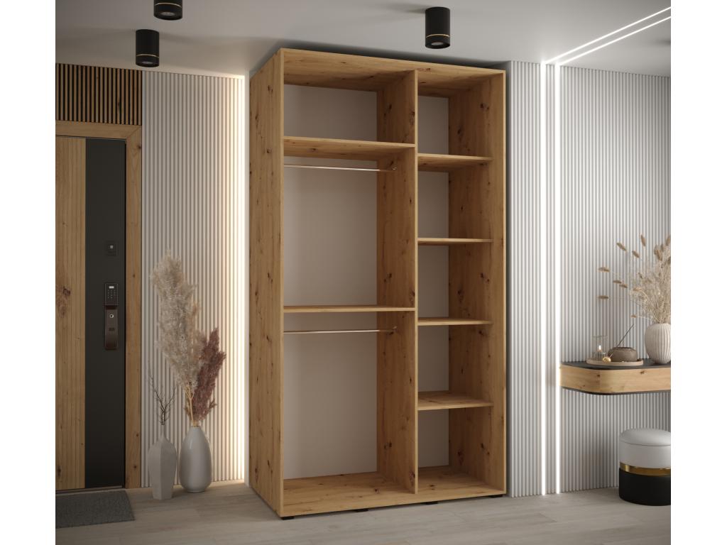 Nidchicshop 9 Sliding Door Wardrobe 235.2/130/60 2 Doors 20808YUDK