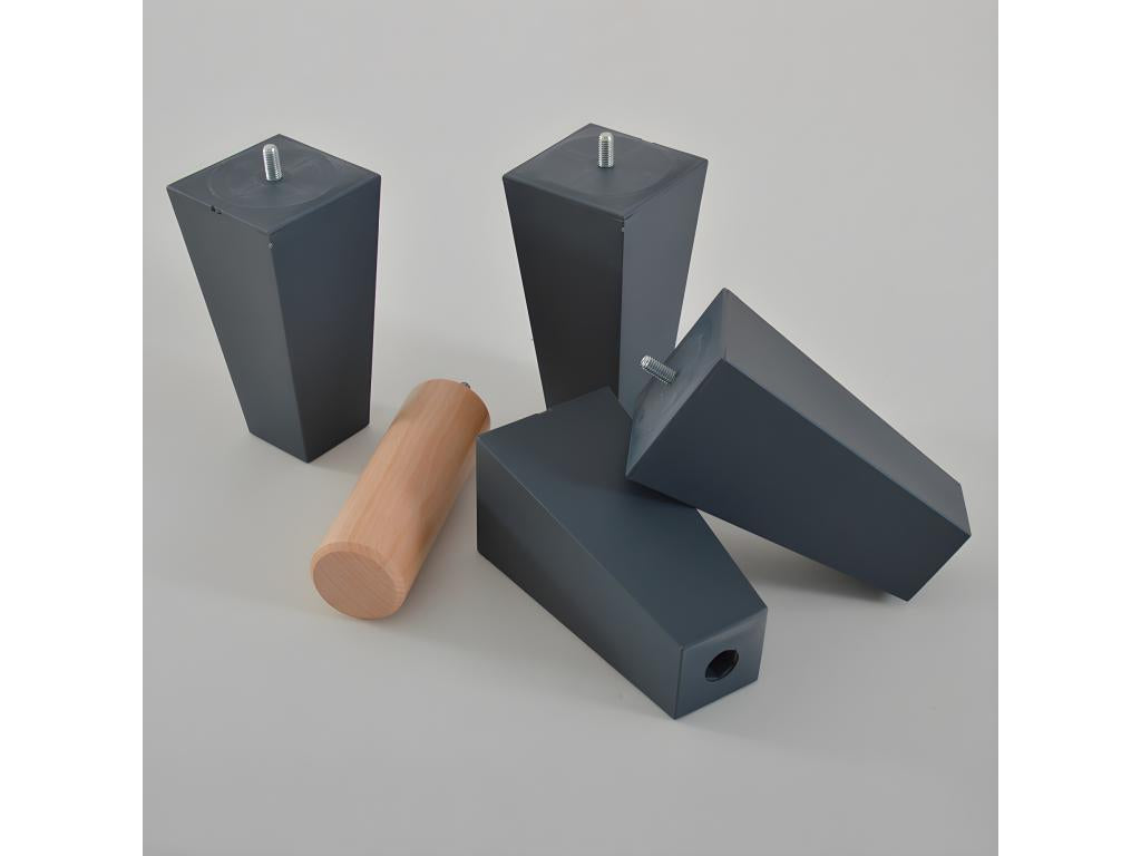 Nidchicshop Grey Fabric Bed Base - 90x200 cm 79254USFD