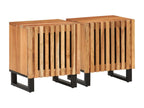 Nidchicshop 2-piece bedside tables, 40x34x46 cm, solid wood, 95129MHGN
