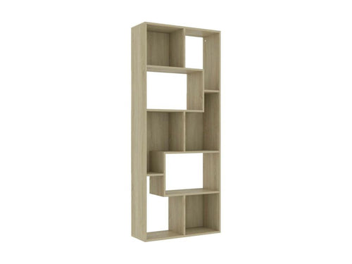 Nidchicshop Oak Bookcase 67x24x161 82511BCKW