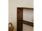 Pine wood shelf with 1 brown shelf, 80.2x73.1cm - Calmetop 25037VVJR