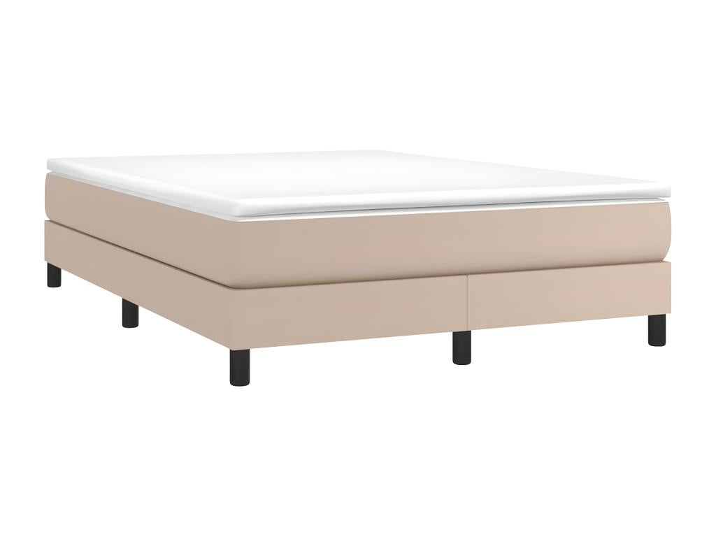 Nidchicshop bed base with Cappuccino mattress 140x200 38027OMZA